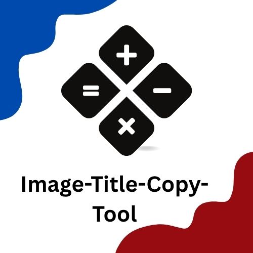 Image Title Copy Tool Icon